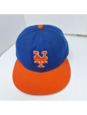 New York Mets New Era Blue 59 Fifty MLB 1990 7 1/4 Made In USA